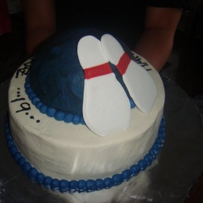 Bowling Birthday Cake