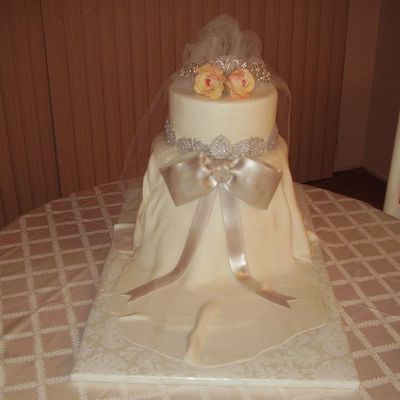 Wedding Dress Cake