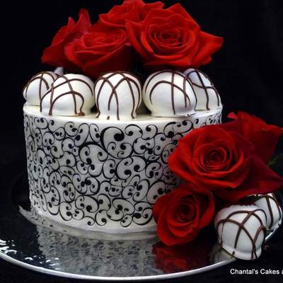 Chocolate Strawberries & Roses