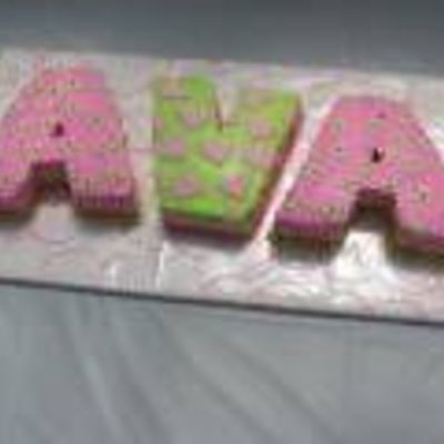 Ava's 1St Birthday Cake