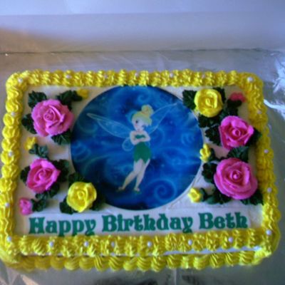 Tinkerbell Cake
