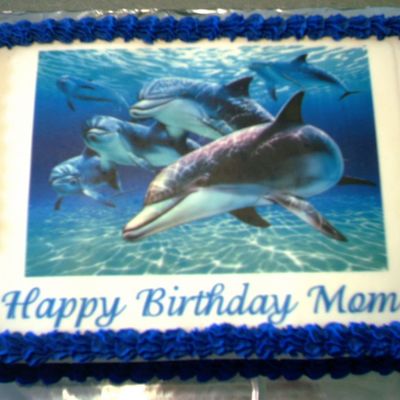Dolphin Birthday Cake