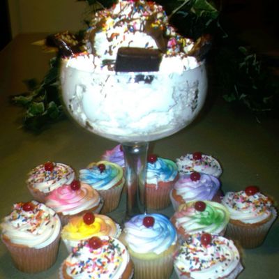 Hot Fudge Brownie Sunday