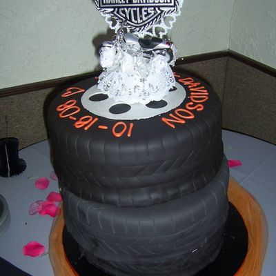 Harley Wedding Cake