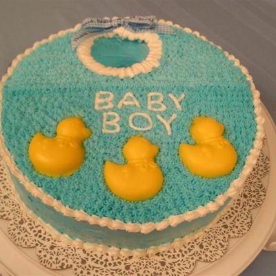 Baby Boy Shower Cake