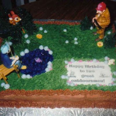 Great Outdoorsman Cake