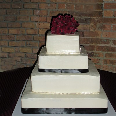 Square W/ribbon & Crystals