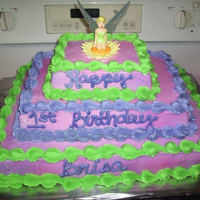 Tinkerbell Pyramid Cake