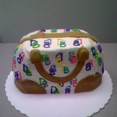 Finished Dooney And Bourke Purse Cake