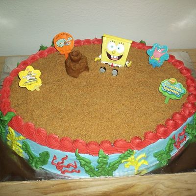 Spongebob On The Beach