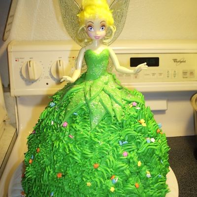 Tinkerbell Doll Cake
