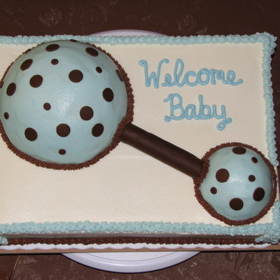 Baby Rattle Cake