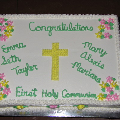 First Communion Cake