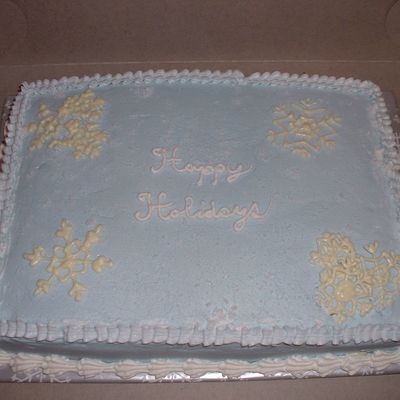 Snow Flake Cake