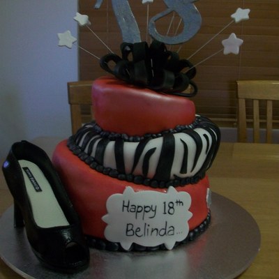 Topsy Turvy Cake & Shoe
