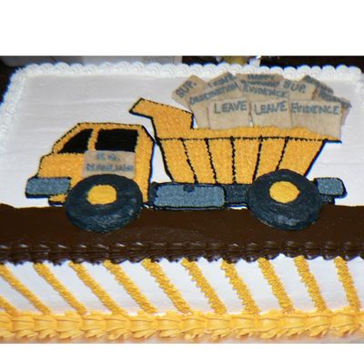 Dump Truck Cake