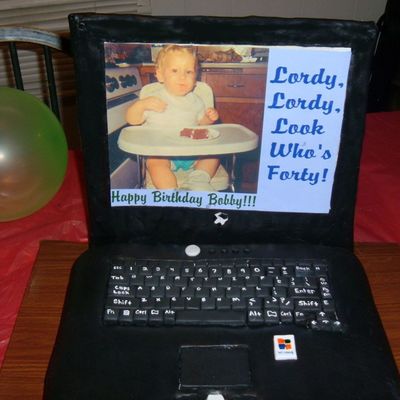 Laptop Cake
