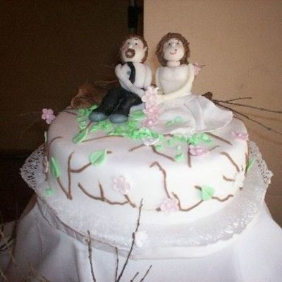 Cherry Blossom Wedding Cake 03