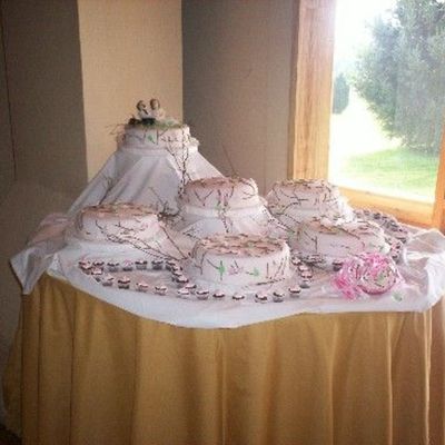 Cherry Blossom Wedding Cake 01
