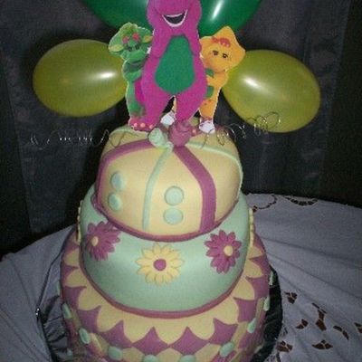 Barney Cake