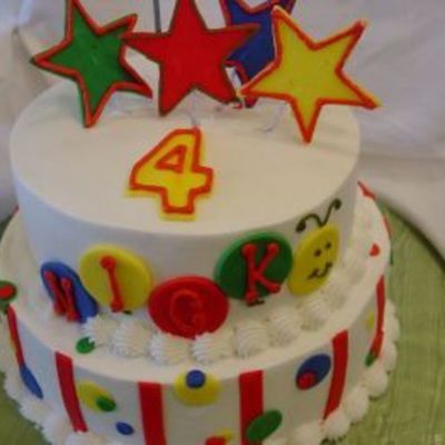 Caterpillar Birthday Cake