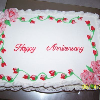 50Th Anniversary Cake