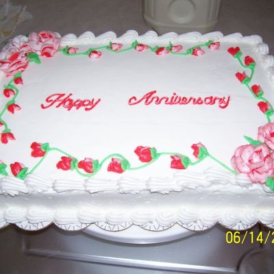 50Th Anniverary Cake