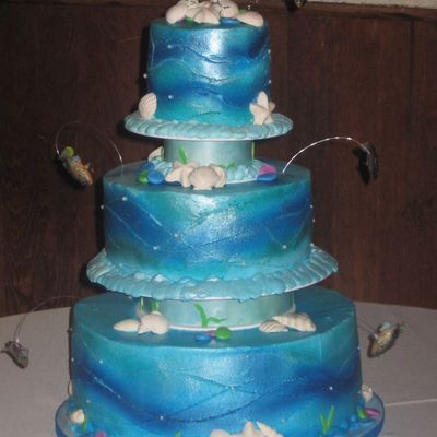 Fish Groom's Cake