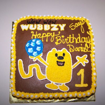 Wow Wow Wubbzy Cake For 1St Birthday