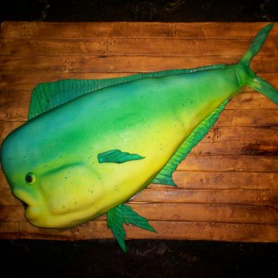 Dolphin Fish Groom's Cake