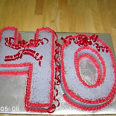 "40" Birthday Cake