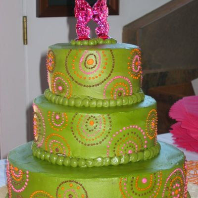 Circles Wedding Cake