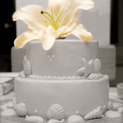 Seashells Wedding Cake