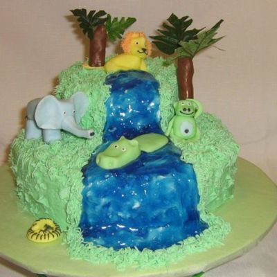 Baby Shower Jungle Cake