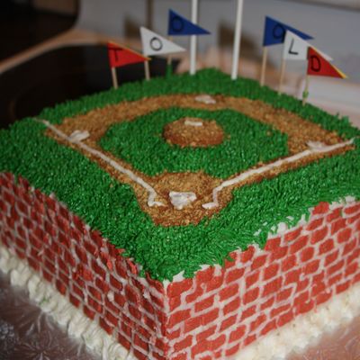 Baseball Birthday Cake