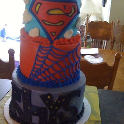 Superhero Bday Cake