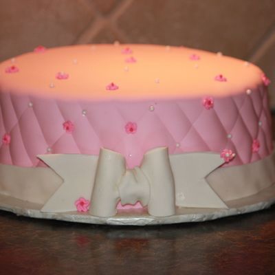 Pink Baby Shower Cake