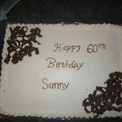 60Th Birthday Cake