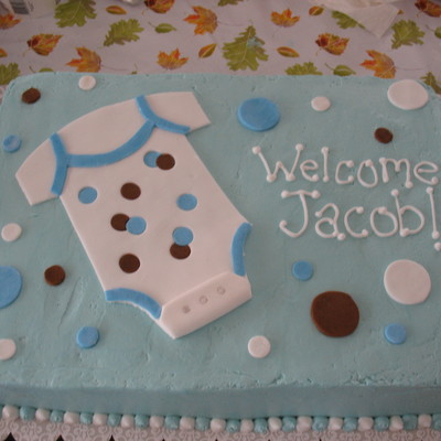 Boy Baby Shower Cake