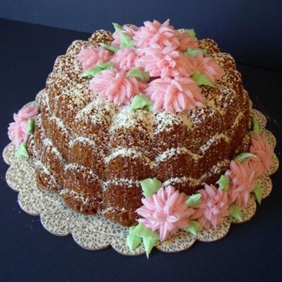 First Decorated Bundt Cake