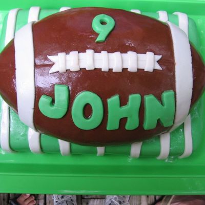John's Football Cake
