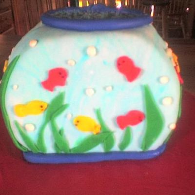Fish Bowl Cake