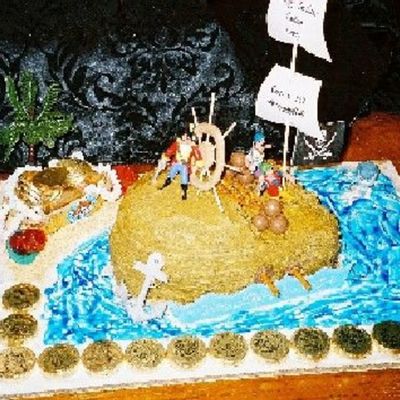 Pirate Ship Cake