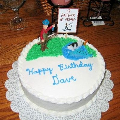 Birthday Cake For Fisherman