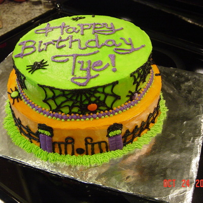 Halloween Birthday Cake