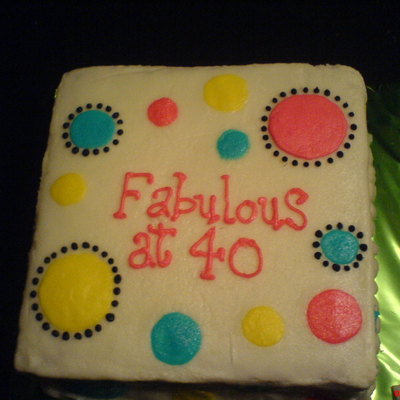 40Th Birthday Cake