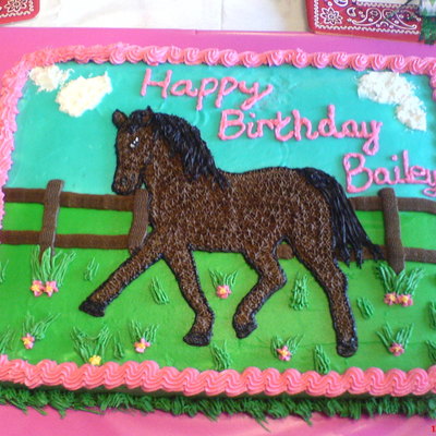 Horse Cake For My Best Friends Daughter