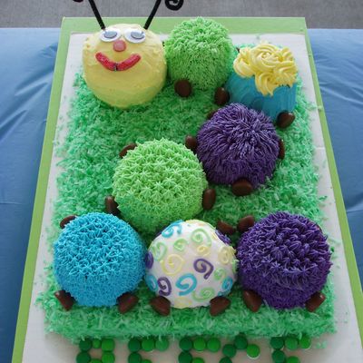 2Nd Birthday Caterpillar Cake