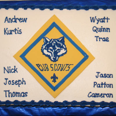 Cub Scout Cake