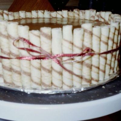 Pirouline Cake